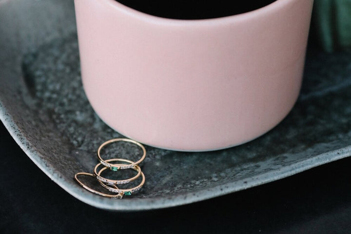 Baguette Ring- Emerald/Diamonds or all Diamond