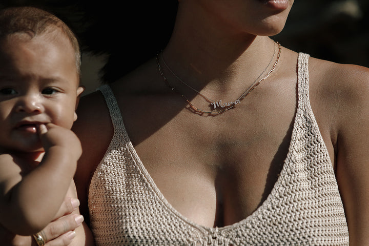 Mama Diamond Necklace