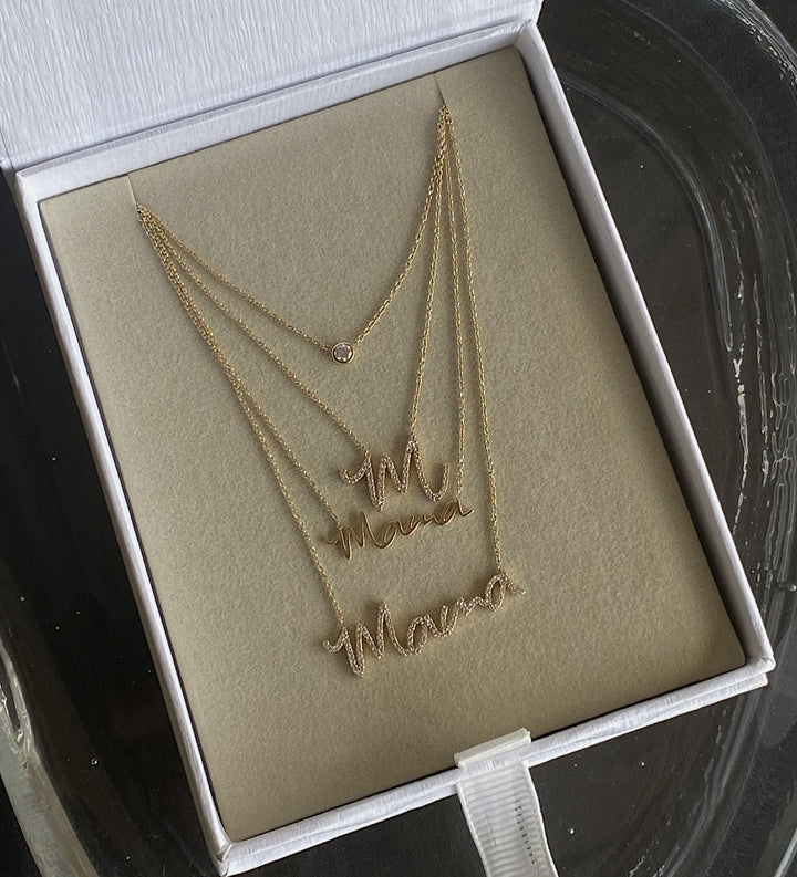 Mama Diamond Necklace