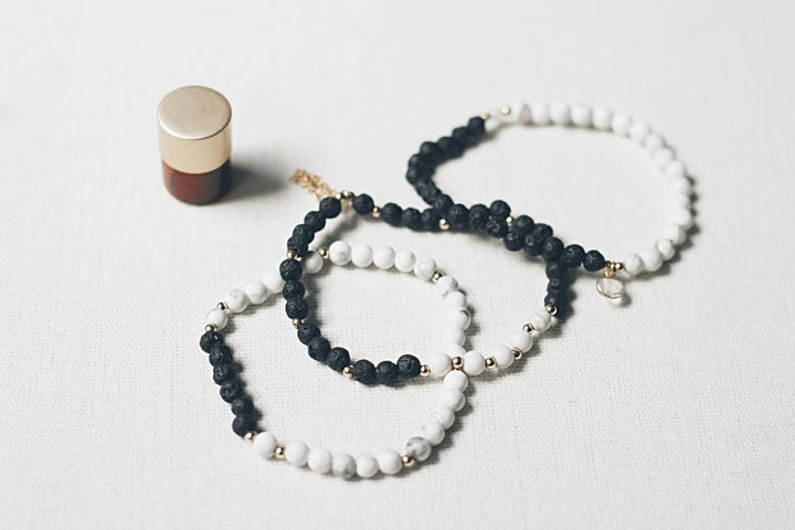 Howlite Lava Bracelet - CRYSTAL MUSE COLLECTION