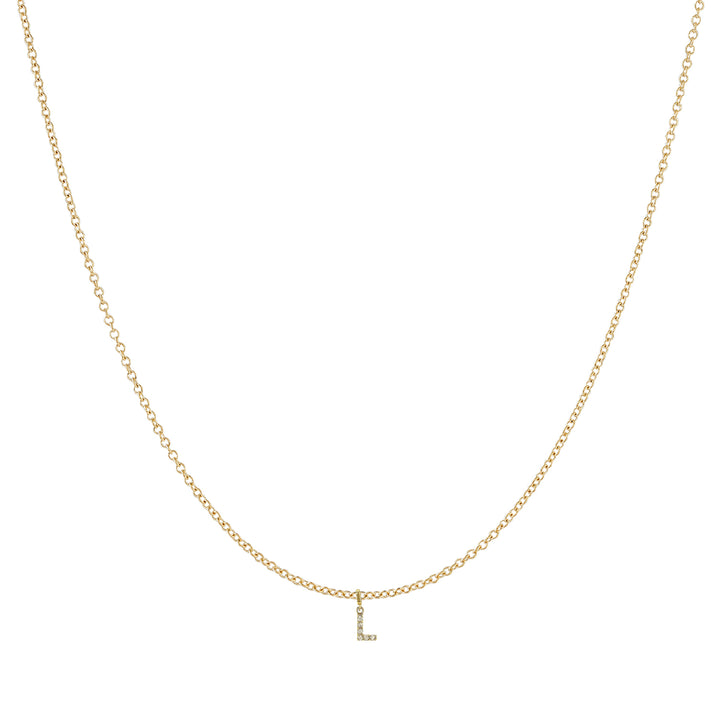 Mini Custom Diamond Initial (Add On)