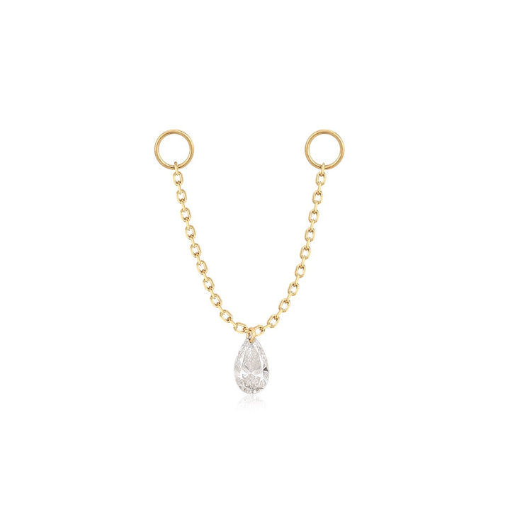 Invisible Pear Shape Diamond Chain Attachment (A6)