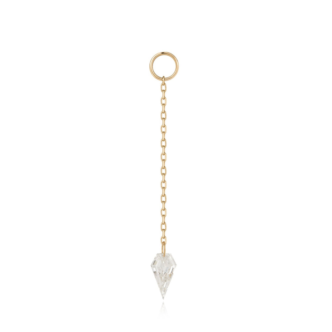 Invisible Kite Shape Diamond Chain Charm (A7)