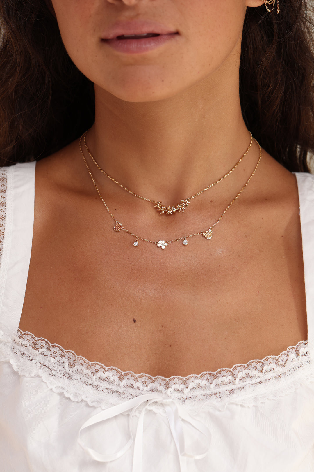 Yireh x LMK- Plumeria Necklace