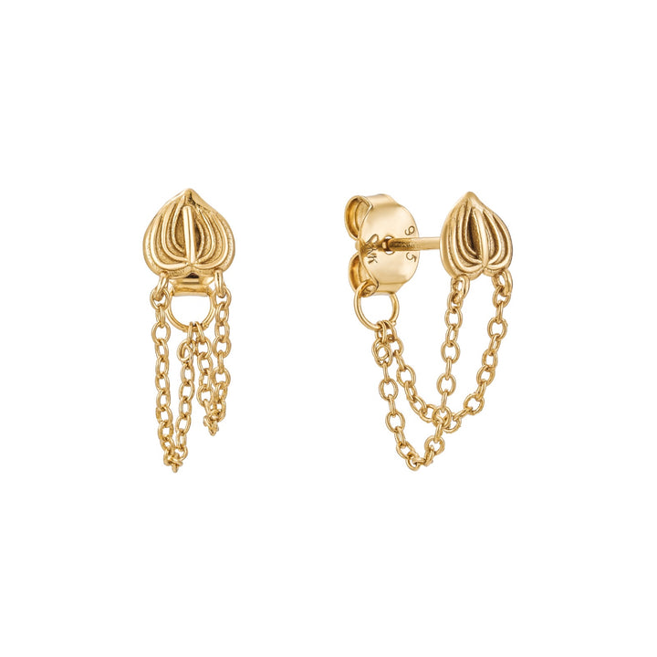 Anthurium Chain Studs