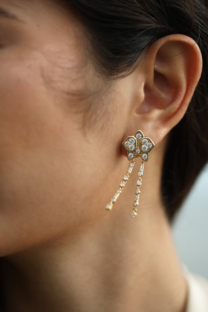 Orchid Glacienne Earring