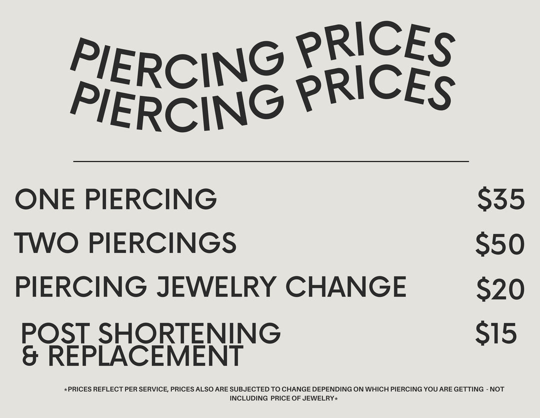 LMK's Piercing Party- Appointment Booking