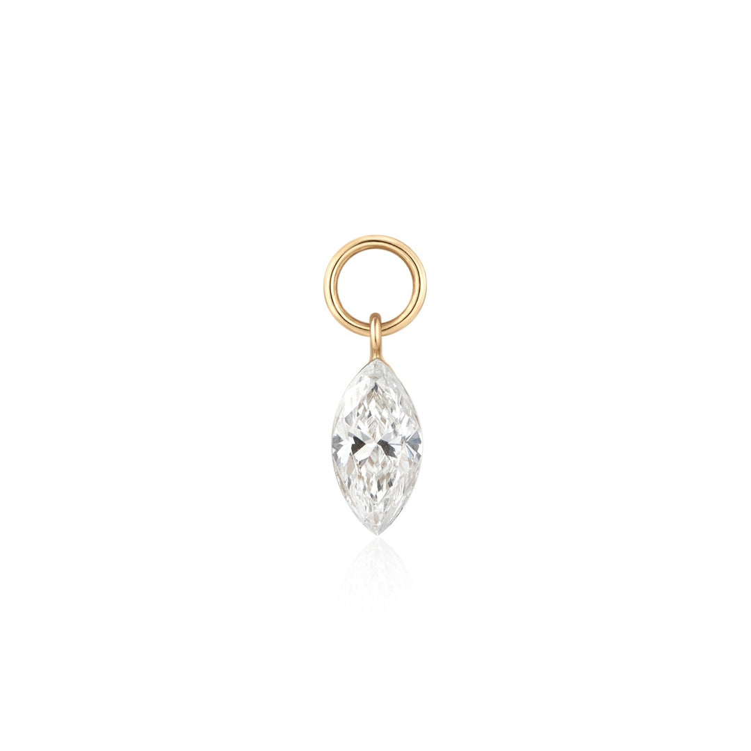 Invisible Marquise Diamond Charm (A12)
