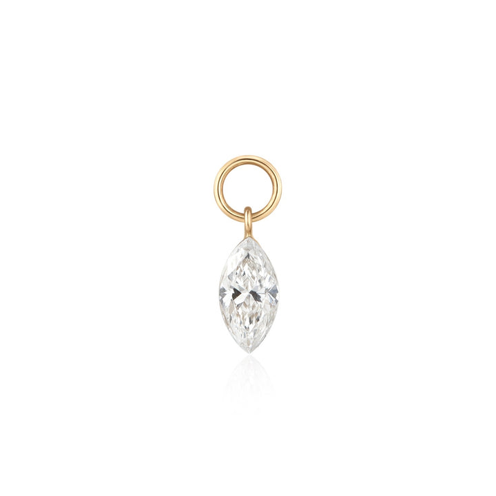 Invisible Marquise Diamond Charm (A12)