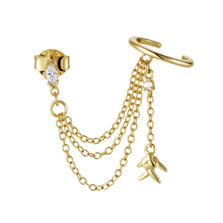 Weaved Fish Stud + Cuff