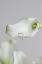 Bar Chain Claw Studs