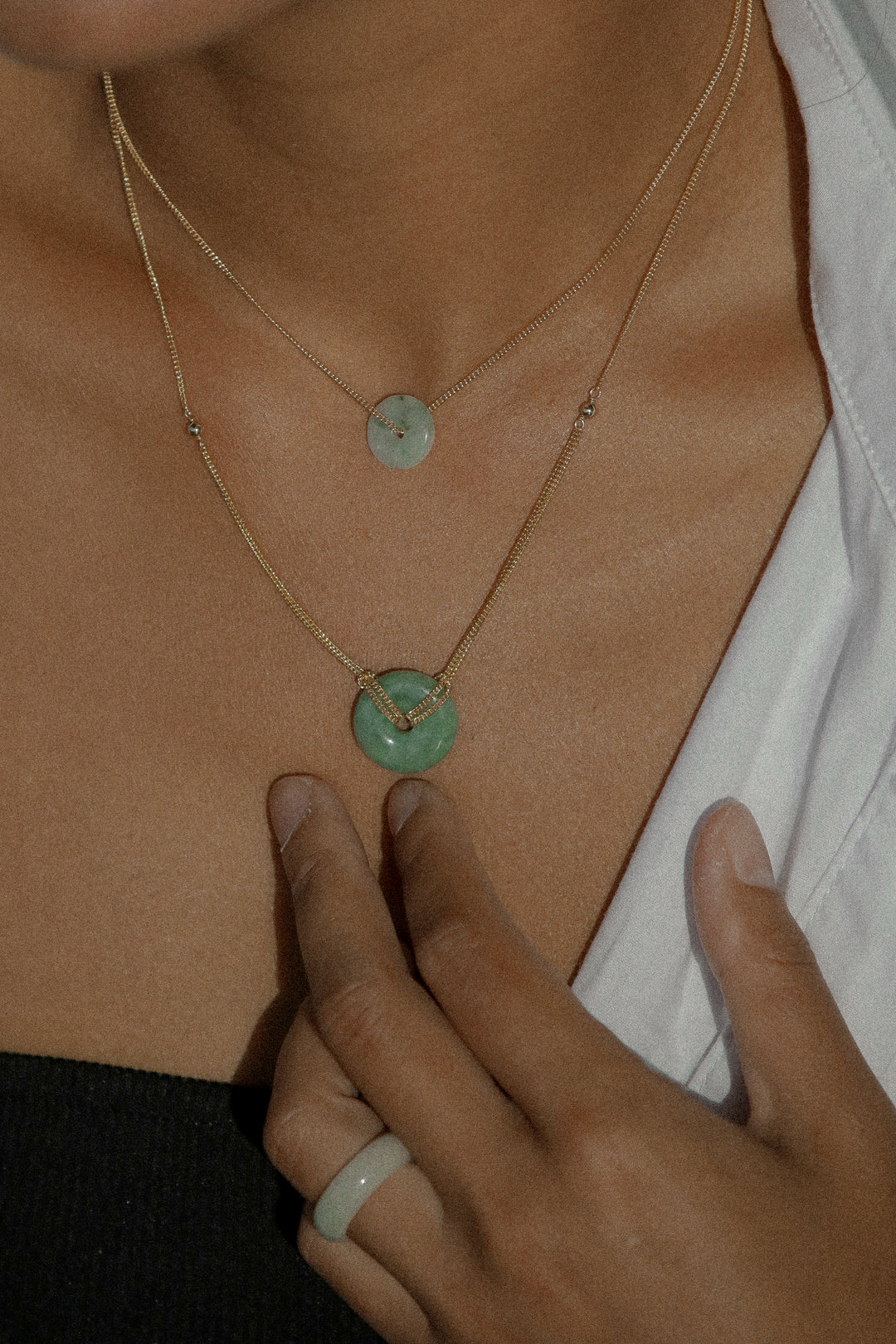 Dai Jadeite Wrap Necklace