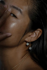 Jadeite Chain Earrings