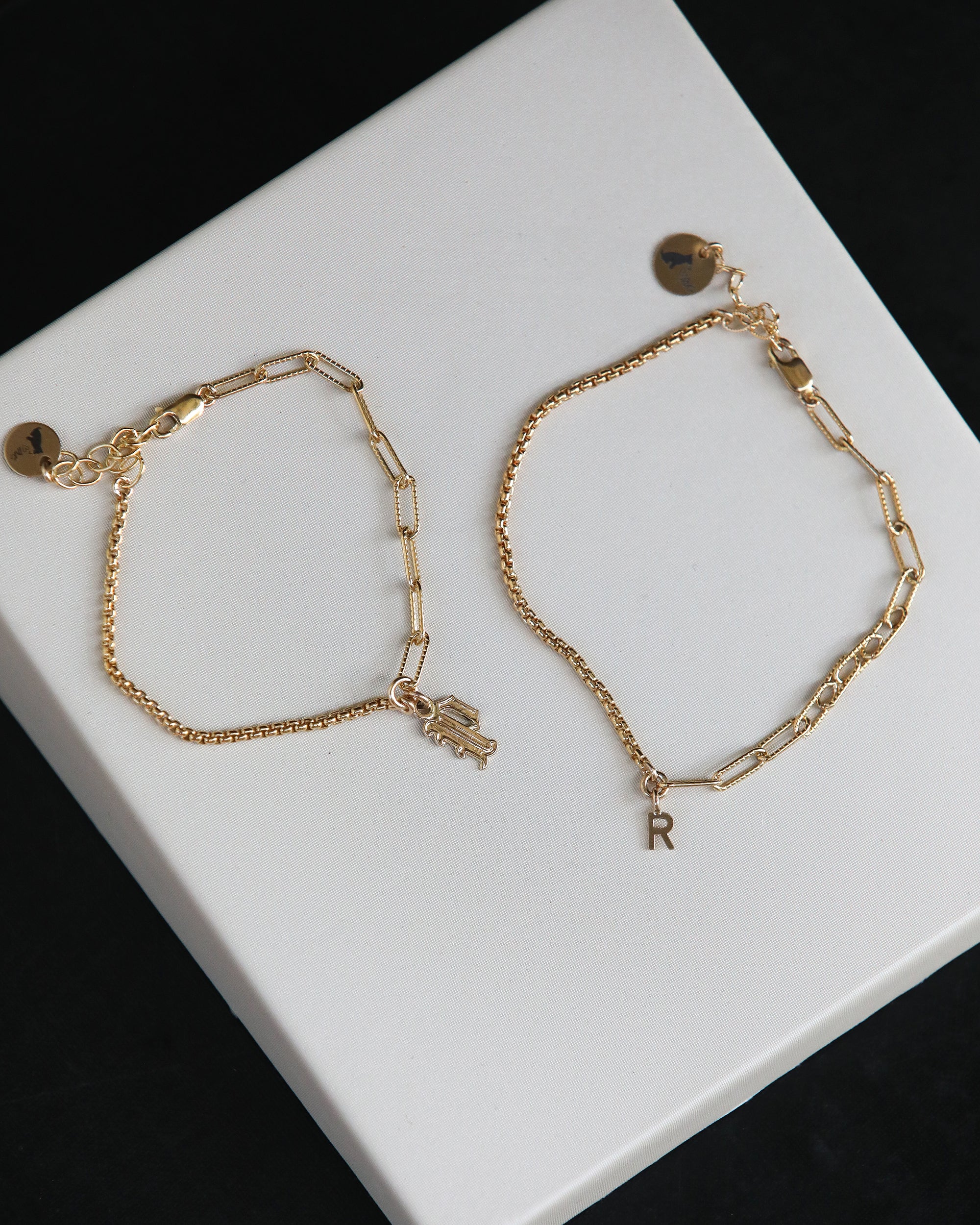 Venetian link sale bracelet gold