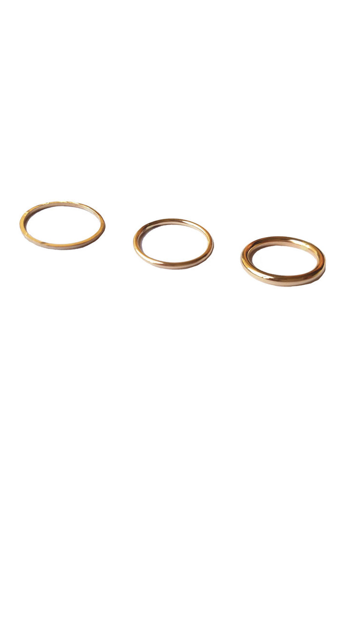 Gold Member Round Ring