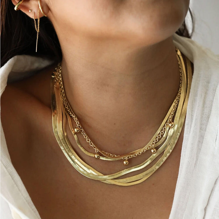 Herringbone Thick Necklace
