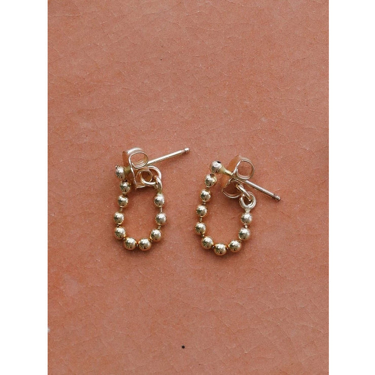 Petite Venus Ball Chain Earrings