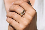 Baguette Ring- Emerald/Diamonds or all Diamond